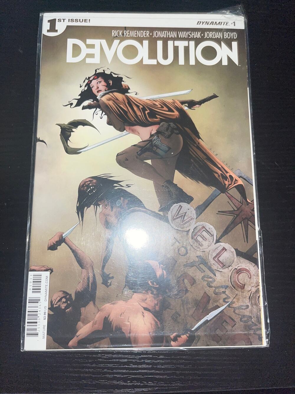 Devolution #1 from Dynamite Entertainment, published in 2016.